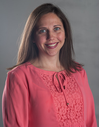 Studio portrait of Natalie Batchen.
