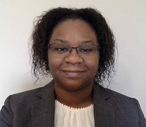Pictured is co-op student Anjinee Carlisle.