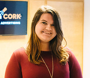 Pictured is co-op student Baylee Zimmerman. Photo by Jared Murphy.