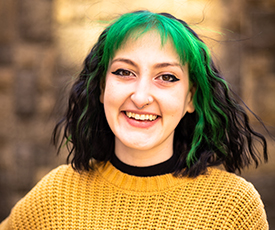Pictured is Brianna Kamauf. Photo by Nathaniel Holzer.