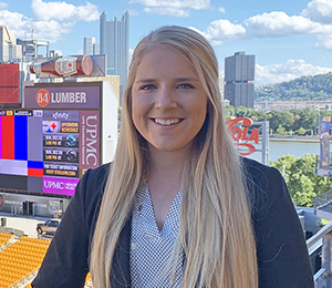 Pictured is co-op student Madison Winger.