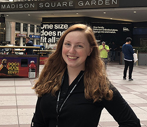 Pictured is co-op student Samantha Exler. Photo by Anamika Misra