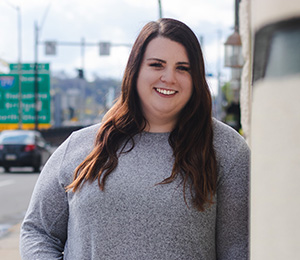 Pictured is co-op student Sydney Patton. Photo by Grace Ruiz