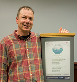 Pictured is Fred Shaw, part-time instructor for the Department of Literary Arts. | Photo by Nathan Valchar