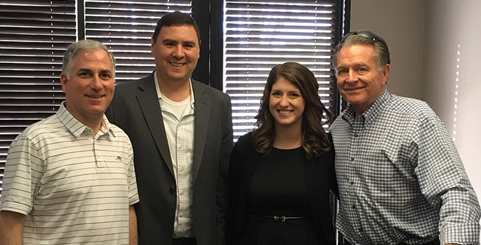 Pictured left to right are Steve Tanzilli, Patrick Mulvihill, Ashley Dobransky and Lee Cockerell. | Photo submitted by Mulvihill