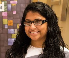 Pictured is accounting graduate Destiny Medina.