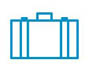 Pictured is a luggage icon.