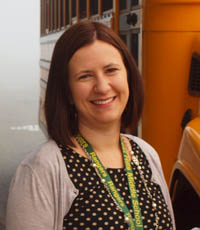 Pictured is Ed.D. graduate Laura Miller, dean of students and librarian for Forest Hills School District. | Photo by Patrick Kovalsky