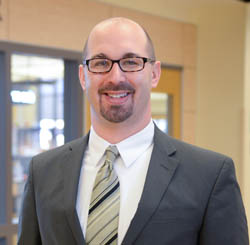 Pictured is Justin Aglio, Point Park Ed.D. student and director of innovation for Montour School District. | Photo by Chris Rolinson