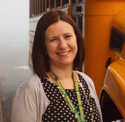 Pictured is Laura Miller, dean of students and librarian for Forest Hills School District and Ed.D. in leadership and administration student at Point Park. | Photo by Patrick Kovalsky