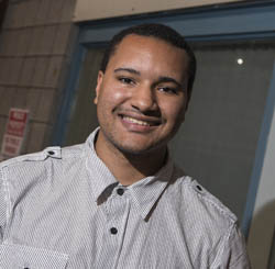 Pictured is Colston Cooper, a 2015 civil engineering technology graduate and engineering technician for Murray Associates, Inc. | Photo by Chris Rolinson