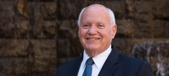 Pictured is Richard Linzer, J.D., visiting associate professor of criminal justice and interim director of the criminal justice administration program. | Photo by Victoria A. Mikula