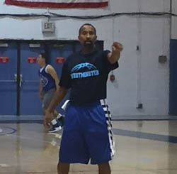 Pictured is Chivas Whipple, a liberal studies alumnus, veteran and assistant mens basketball coach for Westminster College. | Photo by Tiffany Jackson