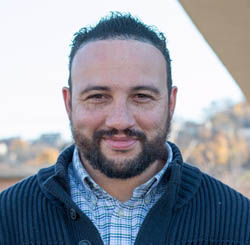 Pictured is Rick Moody, English and criminal justice administration alumnus and clinical outpatient supervisor for Pittsburgh Mercy. | Photo by Victoria A. Mikula