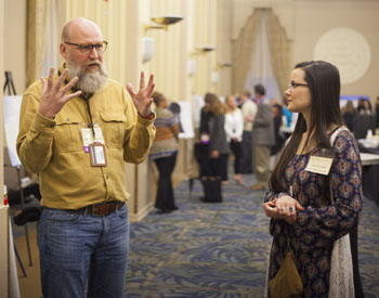 Pictured is Dr. Robert McInerney at the Humanistic Psychology Conference.