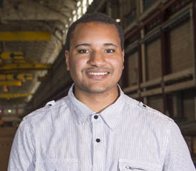 Pictured is CET alumnus Colston Cooper.