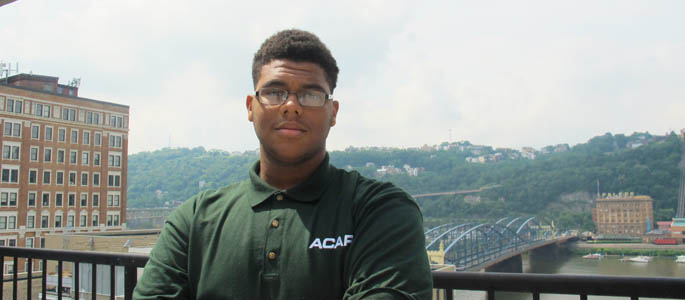 Pictured is ACAP participant Javar Wilson from Imani Christian Academy. | Photo by Amanda Dabbs
