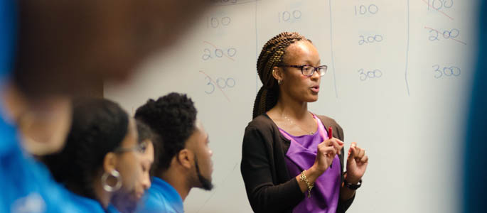 Pictured are high school students at the 2016 Accounting Career Awareness Program at Point Park University. | Photo by Chris Rolinson