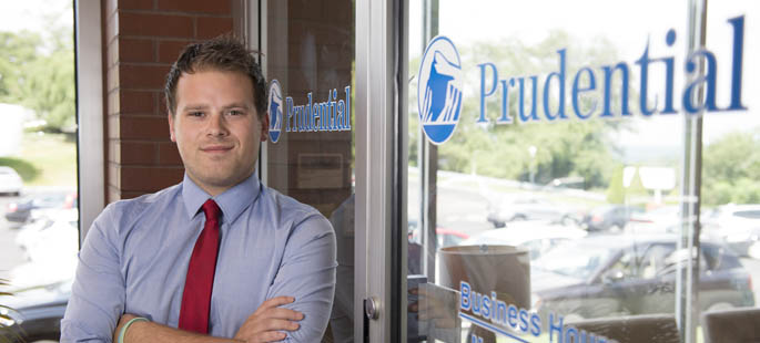 Pictured is Ben Katz, Point Park business management student and summer intern for Prudential. | Photo by Chris Rolinson