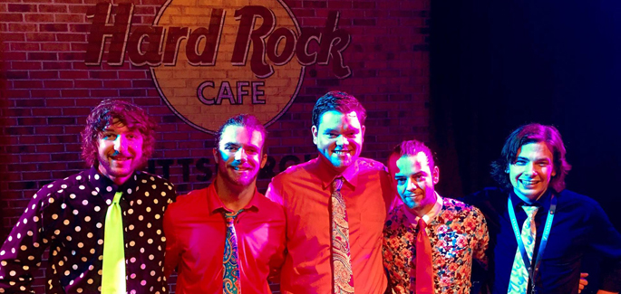 Pictured are Chase the Barons at Hard Rock Cafe Pittsburgh. | Photo by Hard Rock Cafe Pittsburgh staff