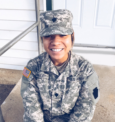 Pictured is Chereese Langley, accounting major and Army National Guard member. | Photo submitted by Langley