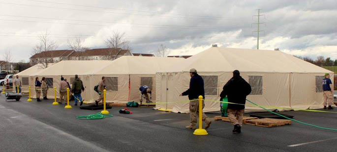 Pictured are members of the Disaster Medical Assistance PA-1 Team in Frederick, Md. | Photo by Gretchen Michael