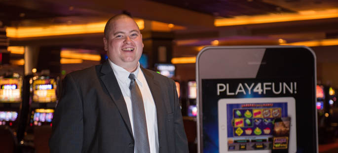 Pictured is Robby Bell, a 2011 SAEM alumnus and marketing specialist for the Rivers Casino. | Photo by Chris Squier