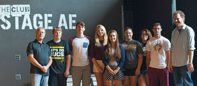 Pictured are students at Stage AE for the 2015 SAEM High School Summer Workshop. | Photo by Victoria A. Mikula