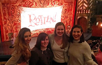 Pictured are SAEM students at the Broadway show, Rotten. | Photo submitted by Kimmy Prelosky