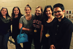 Pictured are SAEM students backstage at the Shania Twain concert. | Photo submitted by Ed Traversari