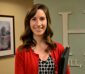 Pictured is accounting alumna Mariah Jensen, audit associate for HBK CPAs and Consultants. | Photo by Jim Judkis
