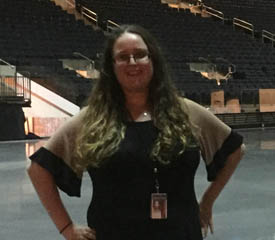 Pictured is SAEM alumna Meredith Savage, VIP services coordinator for Madison Square Garden. | Photo by Jessica Braveman