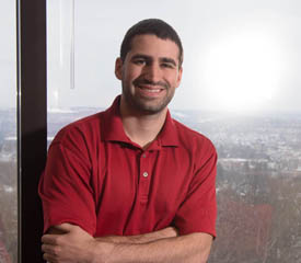 Pictured is Philip Isabella, accounting and M.B.A. alumnus and accounting and finance recruitment manager for International Financial Group. | Photo by Chris Rolinson