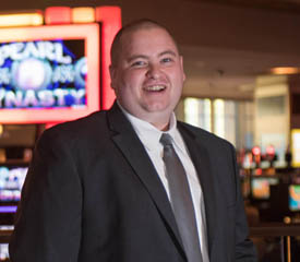 Pictured is Robby Bell, an SAEM alumnus of Point Park University and marketing specialist for the Rivers Casino. | Photo by Chris Squier