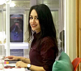 Pictured is Yasmin Elgendy, a native of Egypt, market developer in Saudi Arabia and a business management and M.B.A. in global management and administration alumna. | Photo by Khaled Zena 