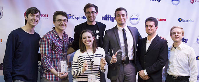 Point Park students and alumni win top prizes at NFFTY. Submitted photo