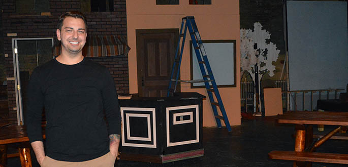 Pictured is Alan Stevens, M.F.A. in screenwriting and playwriting alumnus. Submitted photo