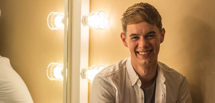Pictured is alumnus Connor Russell. Photo | Annie Brewer