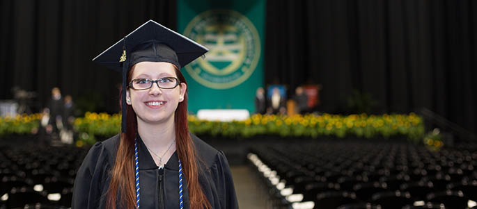 Pictured is recent graduate Kelli Murphy. Photo | John Altdorfer