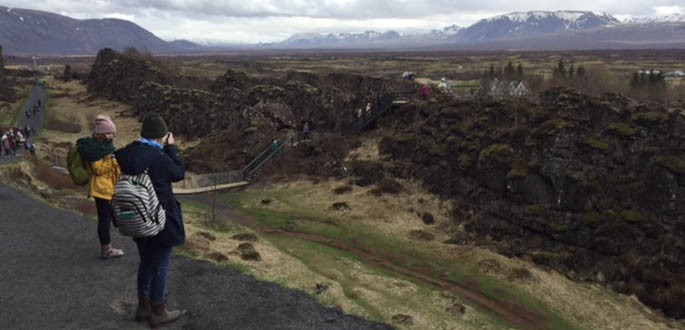 Point Park University students traveled to Iceland and Ireland for the 2017 International Media Trip. Photo | Chloe Jakiela