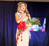 Pictured is alumna Elena LaQuatra, Miss Pennsylvania USA. | Photo by Edwin Shaw