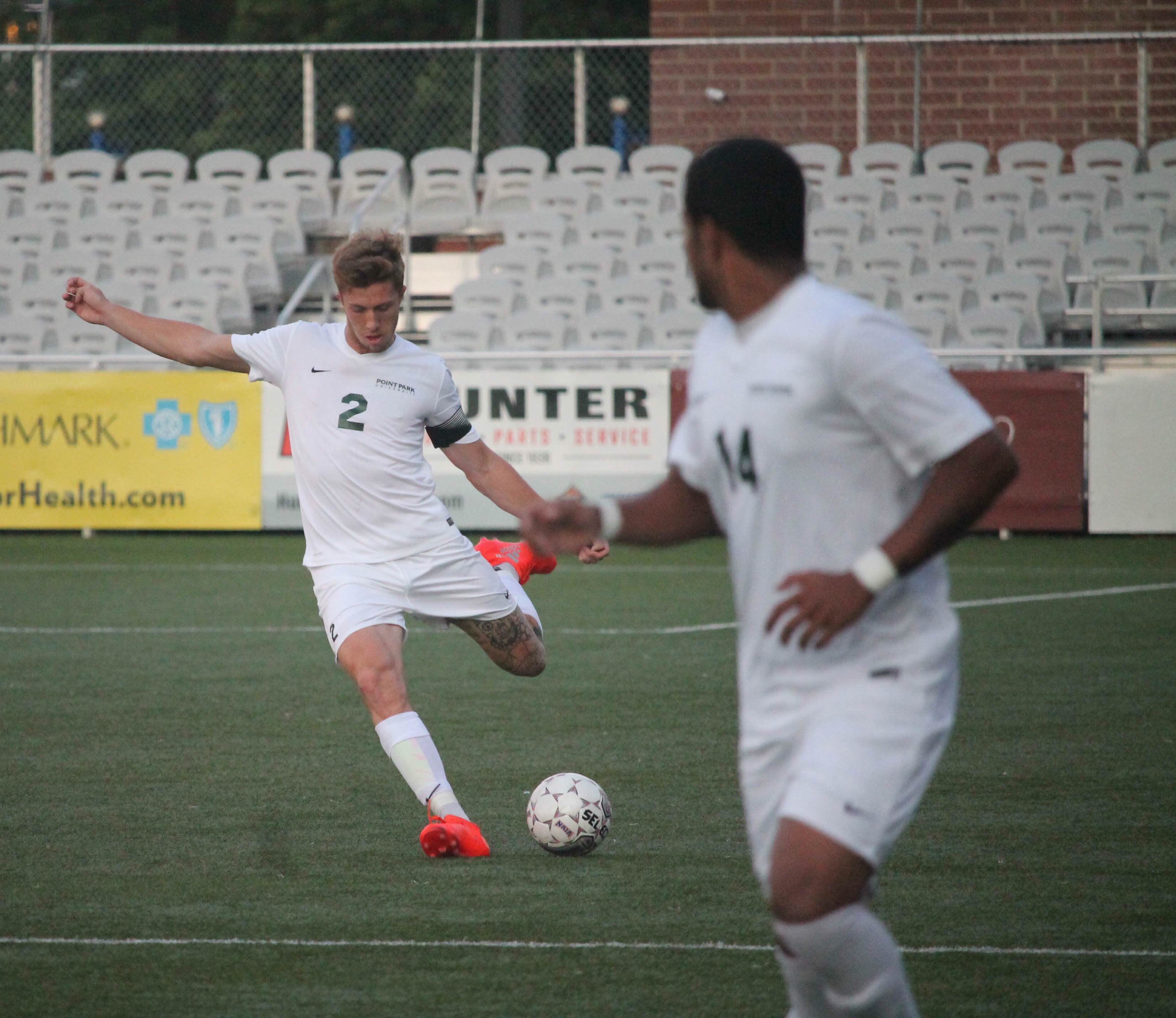 Pictured is Josh Williams, history major, soccer athlete and international student at Point Park. | Photo by 