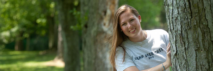 Pictured is undergraduate education major Elizabeth Cole.