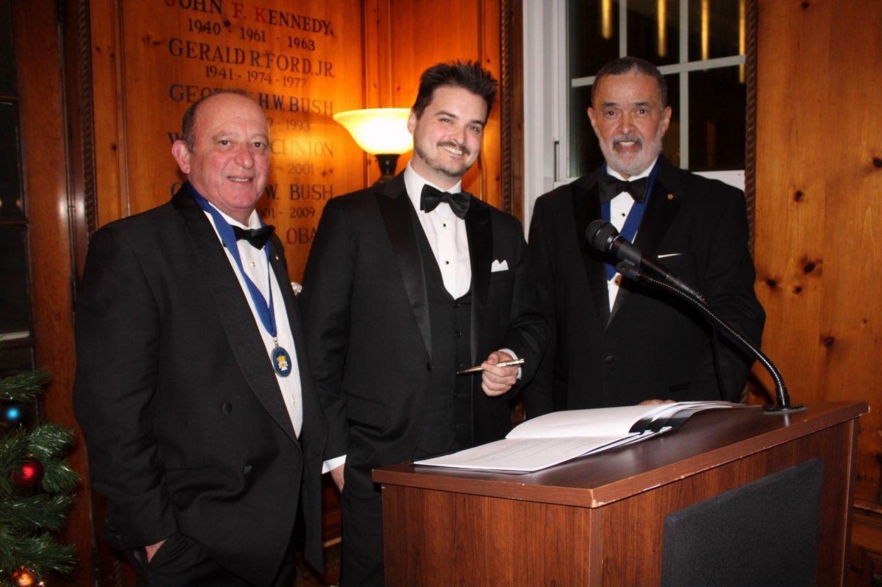 Pictured left to right are Michael Botta, Tim Stebbins and Gregory Rogers. | Photo by The Institute of World Politics.