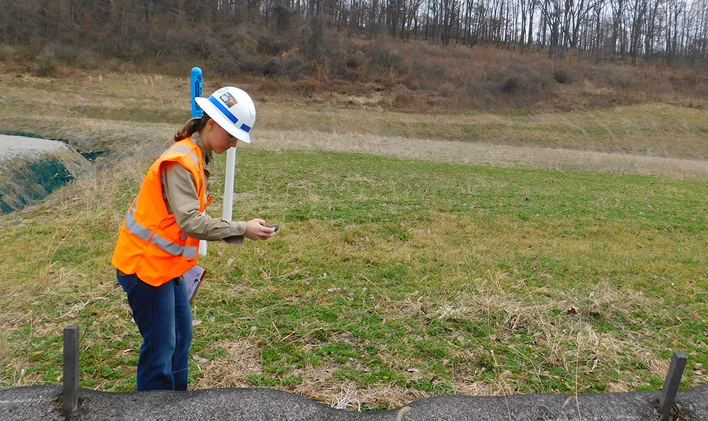 Pictured is Hana Rydl working in the field. Photo submitted by Rydl.