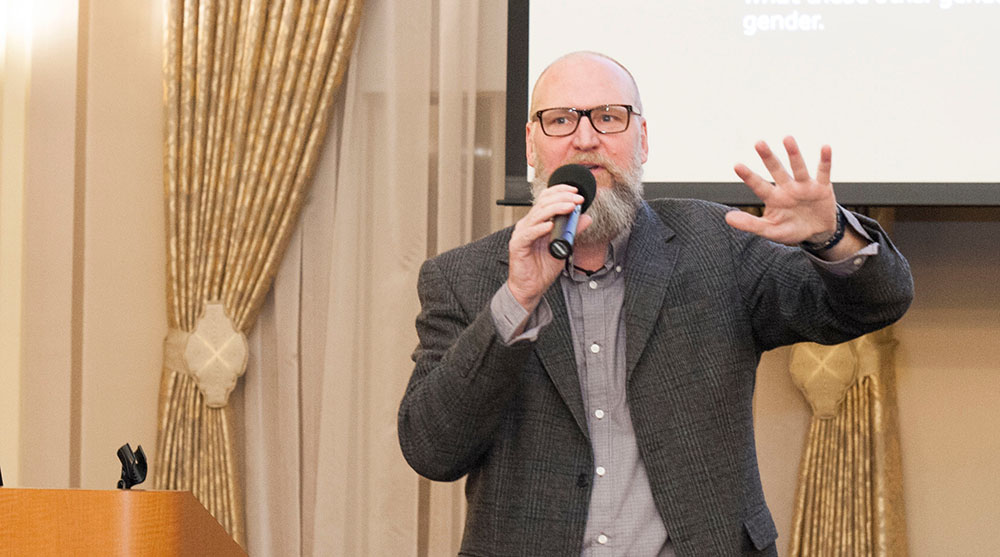 Pictured is Robert McInerney, Ph.D. Photo by Sarah Collins.