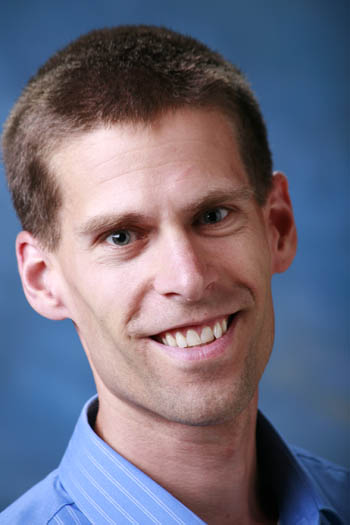 Pictured is Matthew Opdyke, Ph.D., associate professor of environmental studies.