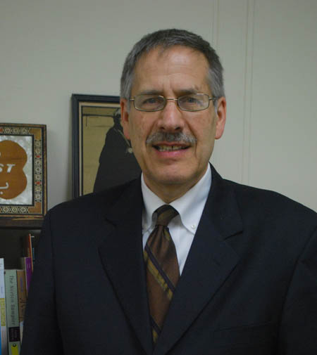 Pictured is Robert Alexander, Ph.D. professor of English.