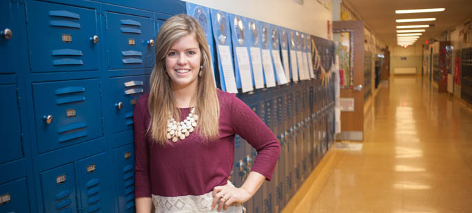 Pictured is Amanda Trainor, a 2011 elementary education alumnus of Point Park and an English as a Second Language Specialist for Chartiers Valley School District. | Photo by Chris Rolinson