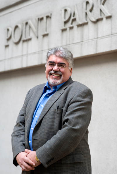 Portrait of Charles R. Fox, dean of the School of Arts and Sciences. | Photo by Martha Rial